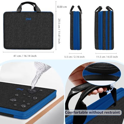 Slim Expandable Laptop Case 15.6 Inch Sleeve Upgraded Protective Durable Recycled Carrying Case Compatible with MacBook 15" & 16" and Most 15" 15.6" 16" Notebook,B01K03 - color: B01k03, size: 15.6"