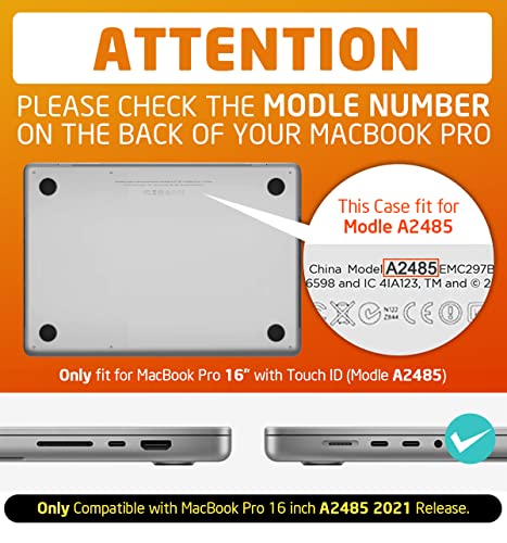 SUPCASE for MacBook Pro 16 Inch Case with Stand 2026-2021 (Unicorn Beetle Pro), M5/M4/M3/M2/M1 Pro/Max A3429 A3428 A3403 A3186 A2991 A2780 A2485 Heavy Duty Protective Cover for MacBook Pro 16",Black - size: MacBook Pro 16"