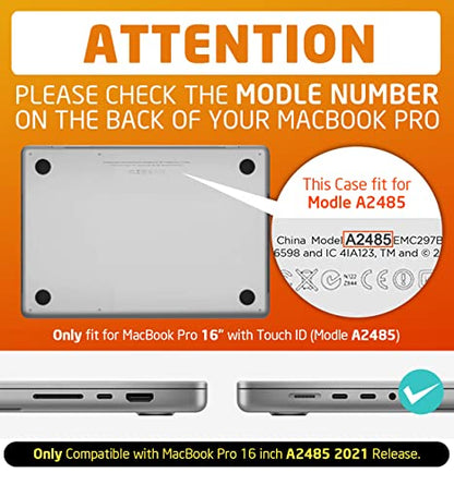 SUPCASE for MacBook Pro 16 Inch Case with Stand 2026-2021 (Unicorn Beetle Pro), M5/M4/M3/M2/M1 Pro/Max A3429 A3428 A3403 A3186 A2991 A2780 A2485 Heavy Duty Protective Cover for MacBook Pro 16",Black - size: MacBook Pro 16"