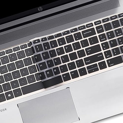 Keyboard Cover for 15.6" HP ProBook 450(G5/G6/G7) 455(G5/G6/G7) 650 G4 G5|17.3" HP ProBook 470 G5 (Not Fit ProBook 450/455 G8 G4 G3 G2 G1, ProBook 650 G8 G3 G2 G1)-Black - size: 15.6 Inch