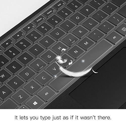 Microsoft Surface Keyboard Cover - Ultra Thin Transparent Skin, Accessory for Surface Pro 7, 6, 5, 4 - US Layout - size: Surface Pro 7/6/5/4