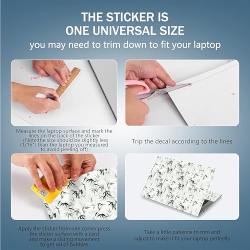 Laptop Notebook Skin Sticker Cover Decal, 12 13 13.3 14 15 15.4 15.6 inch Laptop Vinyl Skin Sticker Cover Art Protector Notebook PC (NEK-56) - color: NEK-56