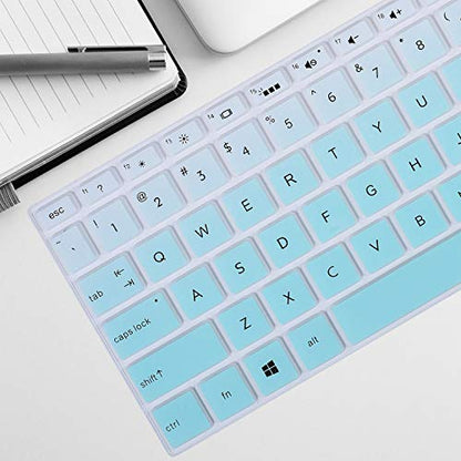 iKammo Keyboard Cover Skin Compatitle 15.6" HP Pavilion x360 15-DQ0953CL, HP Envy X360 15M-BP012DX 15M-BP011DX 15M-BQ021DX, Pavilion 15-CB010NR 15-CB071NR 15-CC020NR, 17.3" HP Envy 17M-AE111DX - color: GRADUAL-BOHELV