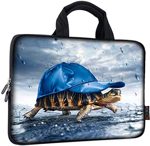 ICOLOR 11 11.6 12 12.1 12.5 inch Laptop Carrying Bag Chromebook Case Notebook Ultrabook Bag Tablet Cover Neoprene Laptop Sleeve case chromebook Sleeve with Handle Kids Boys Girls Blue Sea Turtle - color: Blue Sea turtle
