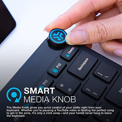 JLab, Go, Wireless Keyboard, Bluetooth, USB Dongle, Multi-Device, Ultra-Compact, Black - size: 1 Pack