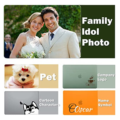 Se7enline for MacBook Pro 14 inch Case 2026-2021 M5 M4 M3 M2,Customized | Custom Personalized Photo & Name Hard Shell Cover & Clear Keyboard Skin Anti-Scratch Heat Dissipation Full Port Access Slim - color: Customized