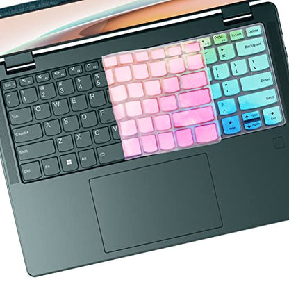 Keyboard Cover for Lenovo Yoga C740 C940 14" /Lenovo Yoga 6 13ARE05 13ALC6 /Yoga C930 930 920 13.9" /Yoga 720 720S 730 13.3" /Yoga 720 12.5" /Yoga 730 15.6"/Lenovo Flex 14 14" Keyboard Skin-Colorful - color: Colorful