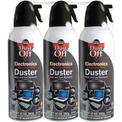 Falcon Compressed Gas (152a) Disposable Cleaning Duster 3 Count, 10 oz. Can (DPSXL3)