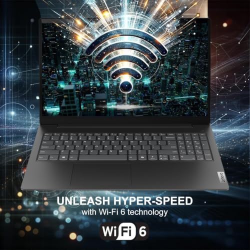 Lenovo Portable Laptop for Business and Student with Office 365, 15.6" FHD, 8GB DDR4 RAM, 256GB PCIe SSD, Intel Dual-Core, WiFi 6, Bluetooth 5.2, USB-C, Fast Charging, Windows 11