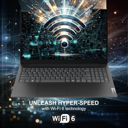 Lenovo Portable Laptop for Business and Student with Office 365, 15.6" FHD, 8GB DDR4 RAM, 256GB PCIe SSD, Intel Dual-Core, WiFi 6, Bluetooth 5.2, USB-C, Fast Charging, Windows 11