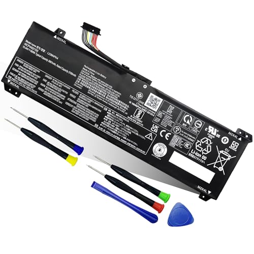 60Wh L23M4PK4 Battery for Lenovo LOQ 15IRX9 15ARP9 15AHP9 15IAX9 15IAX9I / Legion 5-15IRX10 5-15IAX10 Series - SB11M64615 5B11M64608 L23B4PK4 L23D4PK4 L23L4PK4-15.44V 3887mAh - size: 9.13*3.11*0.31 IN L23M4PK4