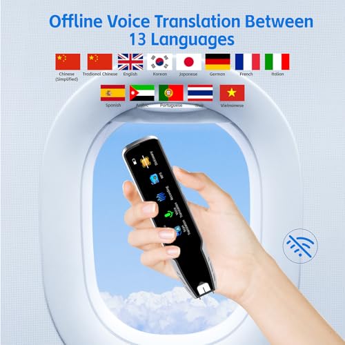 Translator Pen, Scan Reader Pen, Language Translator Device | Text to Speech, Assistive Tool for Dyslexia, Language Learners and Learning Difficulties, Including 112 Languages