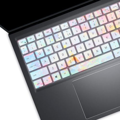 Colorful Keyboard Cover for 2025 Dell 15 Laptop DC15250 DC15255 15.6, Dell Inspiron 15 3510 3511 3515 3525 3530 3535 5510 5515 5518 7510 15.6, Vostro 3510 3520 3530 5510 5515 15.6, Inspiron 7610 - color: colors