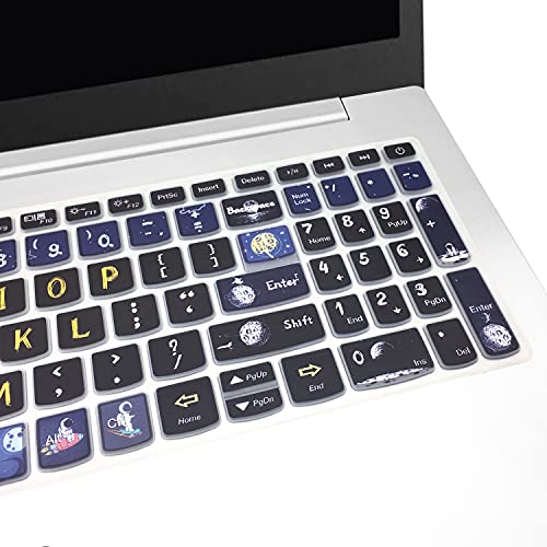 Keyboard Cover for Lenovo IdeaPad 320 330 330s 340s 520 720s 130 S145 L340 S340 15.6" 17.3"/ IdeaPad 3/Yoga C740 C940 15.6"/ ThinkBook 15/Lenovo-A12, Space Man - color: Space Man