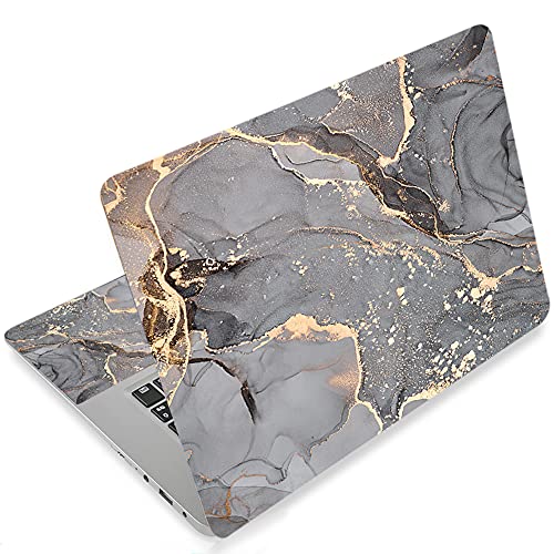 Laptop Skin Sticker Decal, Marble 4, 13.3" 14" 15" 15.4" 15.6" | Universal Vinyl, Dustproof Waterproof, Reusable Art Decal Protector, Free 2 Wrist Pads - color: Marble 4