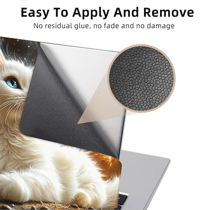 Aesthetic Laptop Skin Cover,12-15.6 Inch Universal Vinyl Sticker Decal,Waterproof Scratch-Resistant Notebook Wrap,Removable Residue-Free Protector,Cosmic Cat Space - color: Cosmic Cat Space