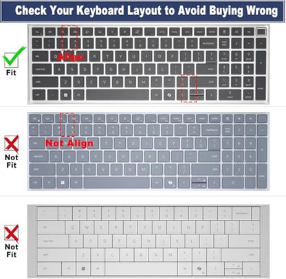 Keyboard Cover for 16" Dell Pro 16/Pro 16 Plus/Pro Max 16 PB16250 PB16255 PC16250 PC16255 MC16250 MC16255 & Pro Max 18 Plus MB1825 (NOT FIT Pro 16 Premium, Dell Pro 3/5/7 16")-Stylish Colorful - color: Colorful