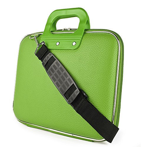 Travel Laptop Briefcase for 11 to 15 Inch Hard Shell with Shoulder Strap, Accordion Organizer, Mesh Pockets