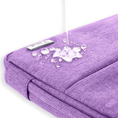 Voova Laptop Sleeve Carrying Case 14 15 Inch Compatible with MacBook Air 15 M2/M3/M4 2022-2025, MacBook Pro 15, Hp Chromebook 14, Waterproof Slim Computer Cover Bag,Lavender - color: Lavender, size: 14-15 Inch