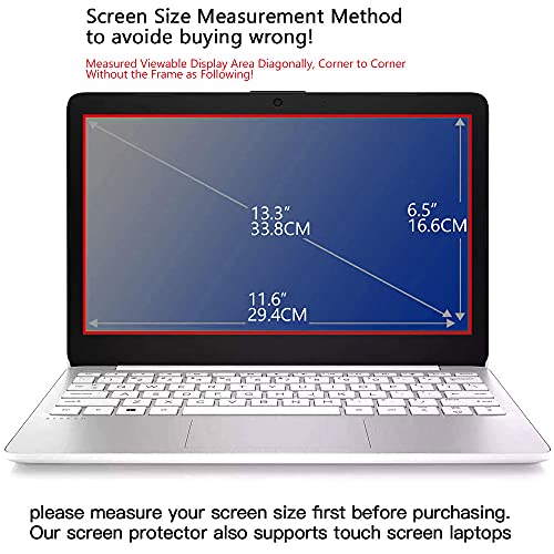 2 Pack 13.3 inch Laptop Screen Protectors | Eye Protection, Anti Glare, Anti Blue Light, Compatible with HP/DELL/Asus/Acer/Sony/Samsung/Lenovo/Toshiba/Razer 16:9 Display - color: Blue, size: A-13.3 inch 16:9 Aspect