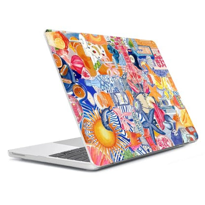 Compatible with 2026 MacBook Neo Case 13 inch Model A3404 (A18 Pro Chip), Anti-Fingerprint& Scratch Sturdy Hard Shell Case & Keyboard Cover & Screen Protector &Webcam Cover, Pattern Collage01 - color: Pattern Collage01