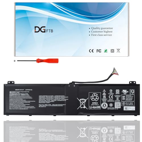 DGFTB AP21A8T AP21A7T Laptop Battery for Acer Predator Helios 300 PH317-56-78LY PH315-55-72EA PH315-55-770K PH315-55-965Z PH317-56-78SM PH315-55-78L7 Nitro 5 AN517-55-50NF (15.4V 90Wh/5845mAh)