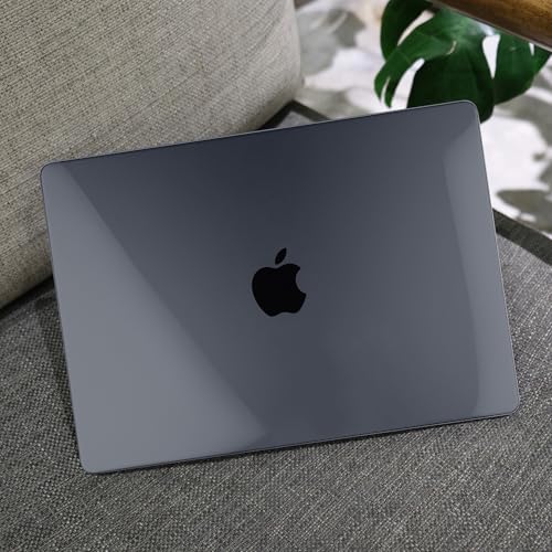 MEEgoodo for M5 MacBook Pro 16 inch Case 2026 2024 2023 2021 (Fit Model A3429/A3428/A3403/A3186/A2991/A2780/A2485) M5 M4 M3 M2 M1 Pro/Max, Laptop Case with Keyboard & Webcam Cover, Crystal Black - color: Crystal Black