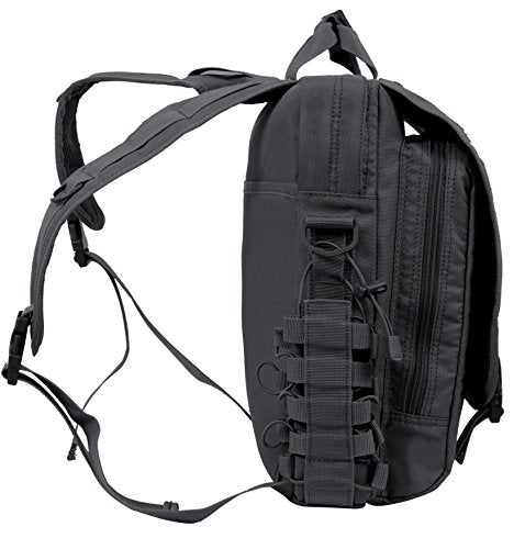 Seibertron Pro-Multifunction Shoulder Messenger Bag Fit for 14.1" or 17.3" Laptop - color: Black Max Suitable 15.6"laptop
