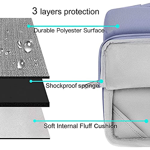 MOSISO Compatible with MacBook Air 13 inch Case M5 2026 M4 2025 M3 M2 2024-2022 A3449 A3240 A3113 A2681,Hard Shell&Sleeve Bag&Keyboard Skin&Webcam Cover&ScreenFilm for MacBook Air 13.6, Lavender Gray - color: Lavender Gray