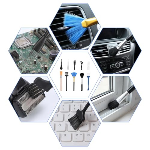10 Pcs Keyboard Cleaning Brush,Shimmeroo Electronic Cleaning Brush Anti Static Duster Brushes for Computer Keyboard Electronic Devices Tight Spaces