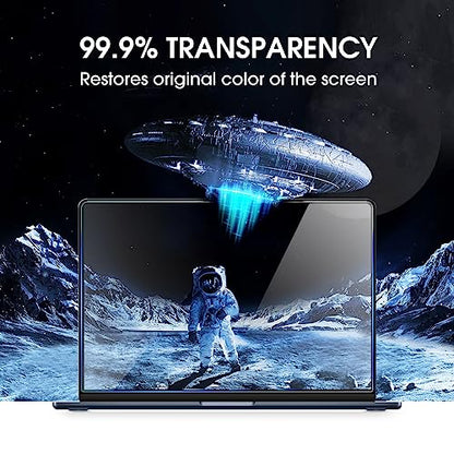 amFilm Screen Protector for MacBook Air 15'' M4/M3/M2 Chip Tempered Glass | Scratch Protection, Easy to Instllation & Bubble Free, HD Clear, Ultra Thin (Regular 15 inch) - size: Regular 15.3 inch