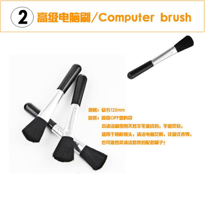 6 in 1 Dust Swiping Air Blower Brush Pen Cloth Cleaning kit for Digital Video Camera Computer Phone Screen Lens