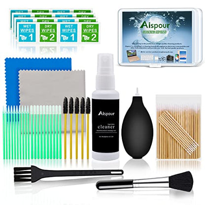 Phone Cleaning Kit, Phone Screen Cleaner, Cleaning Kit for iPhon Airpod | Cleaning Kit for Cell Phone Airpod, for iPhone Speaker Charging Port Cleaning Tool, Cleaning kit for Laptop USB C Lightning