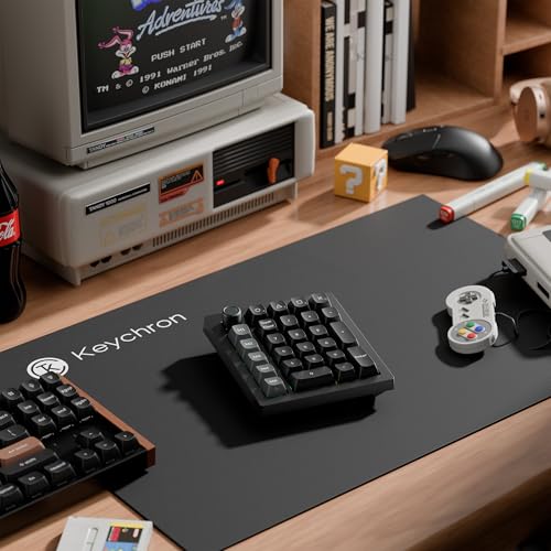 Keychron V0 Ultra 8K Polling Rate Wireless (2.4 GHz & Bluetooth) ZMK Custom Number Pad with Hot-swappable Brown Switches 360-Hr Battery OSA PBT Keycaps RGB Backllit for Mac Windows Linux - color: Hot-swappable Brown Switch