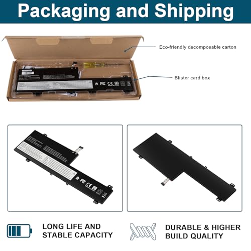 Futurebatt L19M3PD6 L19L3PD6 Laptop Battery Replacement for Lenovo Flex 5-15IIL05 5-14IIL05 5-14ARE05 Series 5B10X49072 5B10X49075 5B10X49077 5B10X49073 - size: L19D3PD6 12.4 5.0 0.7 in