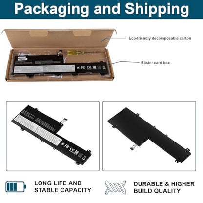 Futurebatt L19M3PD6 L19L3PD6 Laptop Battery Replacement for Lenovo Flex 5-15IIL05 5-14IIL05 5-14ARE05 Series 5B10X49072 5B10X49075 5B10X49077 5B10X49073 - size: L19D3PD6 12.4 5.0 0.7 in