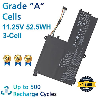 L15L3PB0 Laptop Battery Compatible with Dell Lenovo IdeaPad 330S-14AST 330S-14IKB 330S-15ARR 330S-15AST 330S-15IKB Series L15M3PB0 11.25V 52.5Wh 3-Cell - style: L15L3PB0
