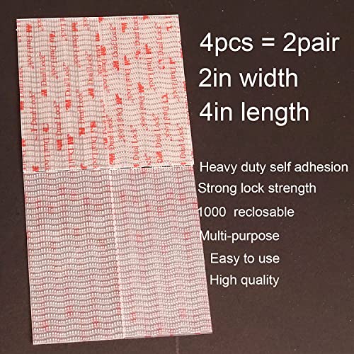 3M Dual Lock 2in x 4in 4pcs, EZ Pass Holder/IPass/IZoom/Sunpass, Adhesive Mounting Strips Clear Fastener - size: Clear 2in x 4in x 4pcs