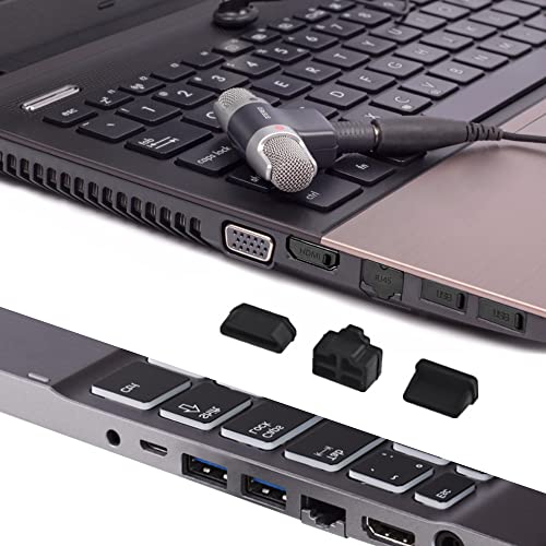 WMYCONGCONG 30 PCS USB Port Cover Silicone Anti Dust Protection Caps Dust Plug for USB A, HDMI, RJ45 Ethernet Hub Port