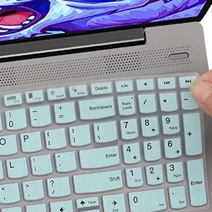 Keyboard Cover for 2021 2020 Latest Lenovo Ideapad 5 15IIL05 15.6" /Ideapad Flex 5 15IIL05 /Ideapad Slim 7 15 15.6" |New Lenovo Flex 5 15 15.6 (with Numeric Keypad) US Keyboard Cover - color: Hot blue