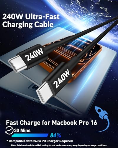 iPhone 17 16 15 Car Charger Fast Charging, 90W 4Port USB C Fast Car Charger | Cigarette Lighter Adapter, with 240W 3FT USB-C Cable, for iPhone 17/Air/17 Pro Max/17e/16/15 Pro Max/Plus/16e, iPad, Android - color: Black