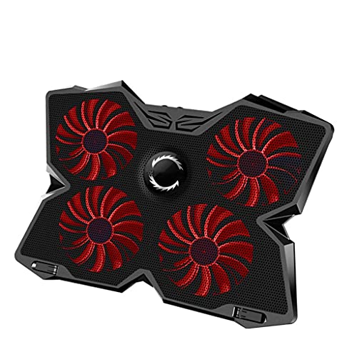 Laptop Cooler Laptop Cooling Pad Notebook Gaming Cooler Stand with Four Fan and 2 Port for 14-17inch Laptop(D) - color: D