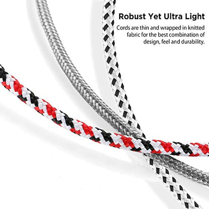 Headphone Splitter, 3.5mm Stereo 2-Way Audio Cable - 20CM / Zebra White | Stereo Audio Sound, Dual Headphone and Speaker Audio Output, Compatible with iPhone, iPad, Laptops, Tablets, 3.5mm devices - color: Zebra White, size: 9.8 inch / 25 cm