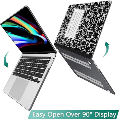 May Chen for MacBook Pro 13 Case 2022 2021 2020 Release Models: M2 M1 A2338 A2289 A2251, Plastic Hard Shell Case with Keyboard Cover for MacBook Pro 13 inch with Touch Bar fits Touch ID, Book - color: Book