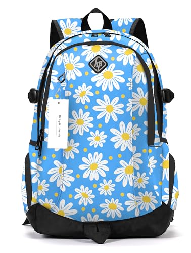 rickyh style School Backpack Travel Bag for Men & Women Lightweight College Back Pack with Laptop Compartmen - color: 09jidanhua