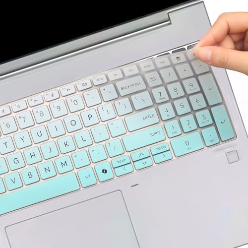Keyboard Cover for 2025 2024 HP ProBook 460 465 G11 16", HP EliteBook 660 665 G11 16"/EliteBook 460 465G11 16 inch Laptop Accessories Protective Keyboard Cover Skin US Layout-OmbreMint - color: OmbreMint