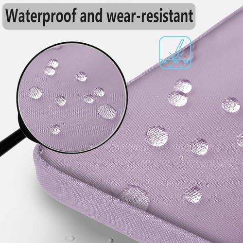 Hseok Laptop Shoulder Bag 13 13.3 14 Inch Case Compatible with MacBook Pro/Neo 14" M5/M4/M3/M2/M1,Mac Air/pro/Neo 13" and Most 13 13.3 14 Notebooks,Spill-Resistant Briefcase,Purple - color: Purple, size: 13-13.5 inch