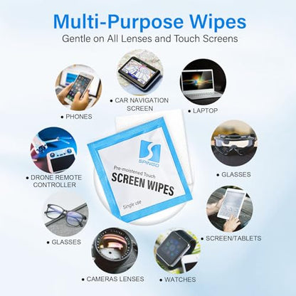 200 Count Screen Wipes, Screen Cleaner Wipes for Electronics, Touchscreens - size: 200 count