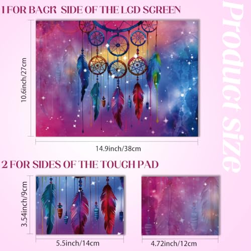 SUPERDANT Laptop Skin Sticker Laptop Decals Dreamcatcher Personalized Universal Notebook Computer Wrap Vinyl Skin Stickers Cover Art Decal Removable 12-15.6 Inch Waterproof Scratch-Resistant Gifts - style: Dreamcatcher