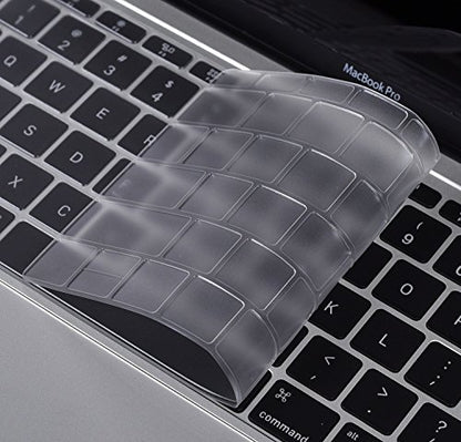 Premium Ultra Thin MacBook Pro 13 inch Keyboard Cover for Apple MacBook Pro 13 inch Model A1708 Without Touch Bar Only(with Function Keys, 2019-2016 Release), TPU - color: TPU( For MacBook Pro Without TouchBar/MacBook 12")